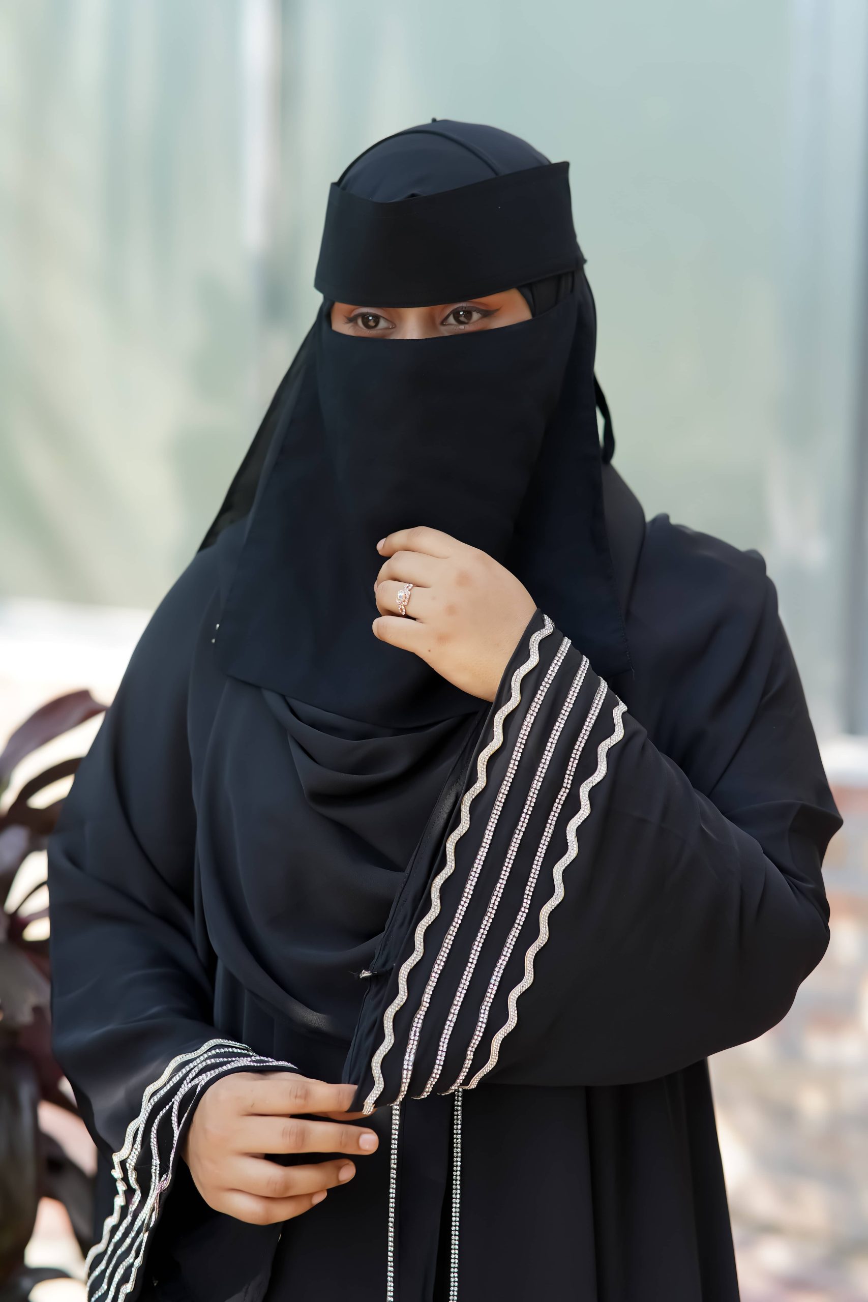 200 Gher Premium Dubai Cherry Burqa - Image 4