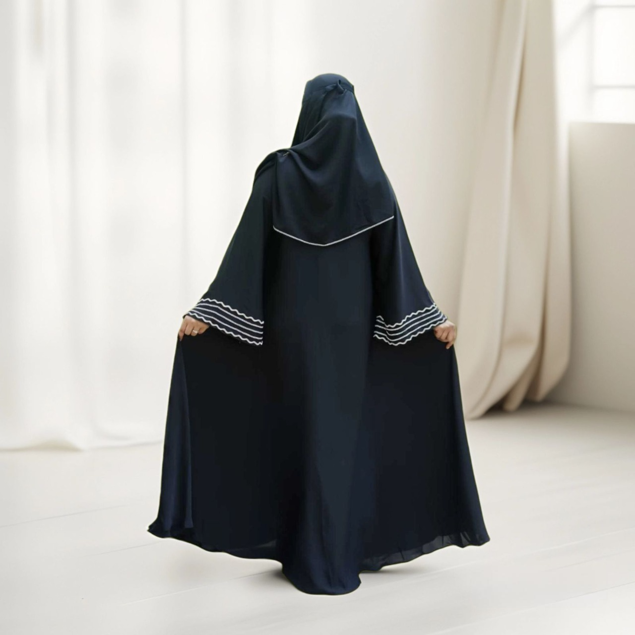 200 Gher Premium Dubai Cherry Burqa - Image 2